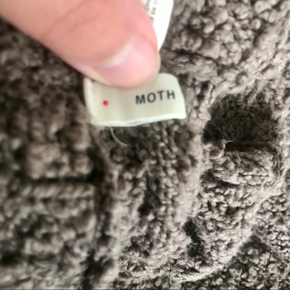 Anthropologie Moth Nubby Chunky Cowl Knit Sweater - Picture 6 of 16